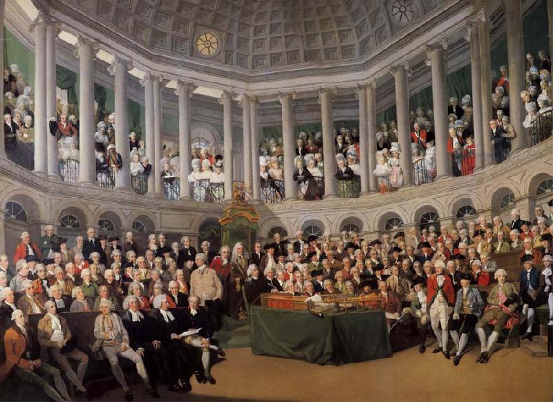 Thomas Pakenham The Irish House fo Commons addressed by Henry Grattan in 1780 during the campaign to force Britain to give Ireland free trade and legislative independ Germany oil painting art